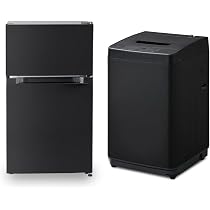 519ブラック　冷蔵庫　洗濯機　セット　小型　一人暮らし　22〜23年製　きれい Amazon.co.jp: 【新生活家電2点セット】アイリスオーヤマ 家電セット